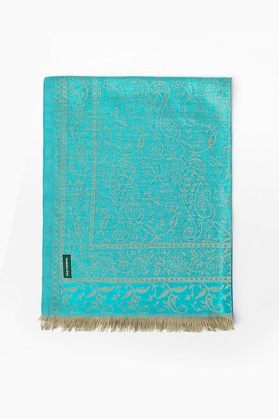 Ramada İpek Pashmina Turquoise Women's Shoulder Shawl