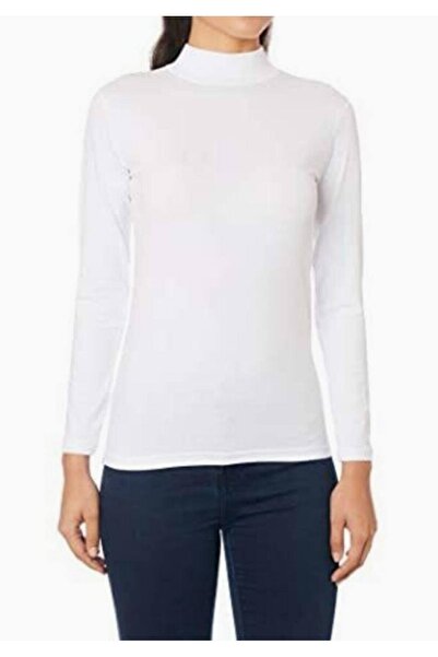 KOTA İÇ GİYİM Kota White Turtleneck Long Sleeve Women's Bodysuit New Season (...