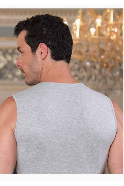 Şahinler New Season Gray Single Jersey Athlete M - Zero Sleeves and Lycra (12 Economic Pack)