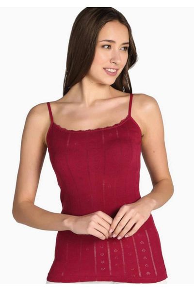 Tutku Pachet de 1 Tricou de corp pentru femei Jacquard cu curele de frânghie Sezon nou (Pachet economic de 2)