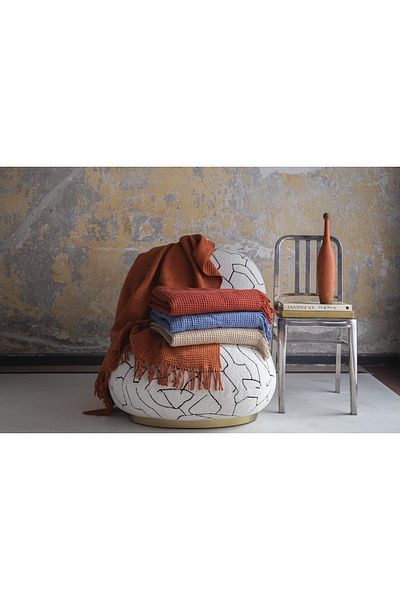 AKSU Brighton Collection Waffle Tv Blanket 130x170