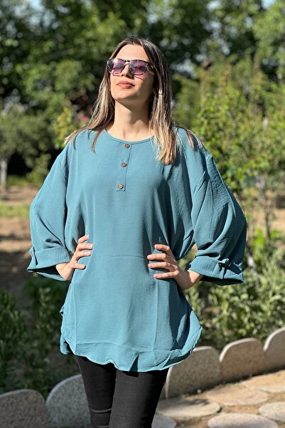 Dinçerler tekstil KADIN KLASİK TRUVAKAR KOL AEROBİN KUMAŞ İNCE TERLETMEZ BLUZ