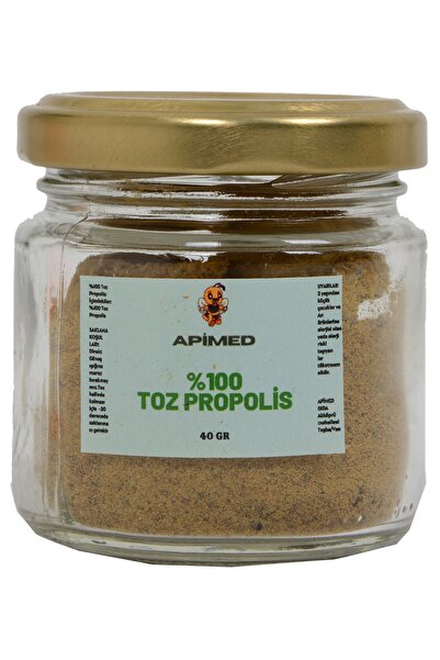 APİMED Saf %100 Yeşil Propolis 40 g | Katkısız Doğal Propolis |