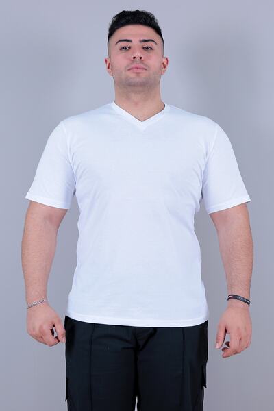 yenitrend iş elbiseleri Tricou cu decolteu în V