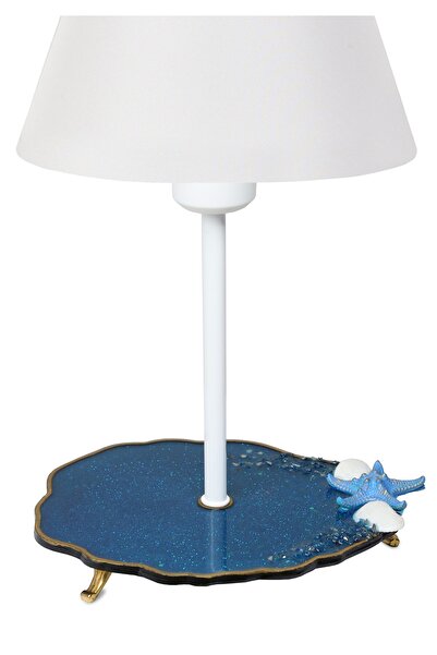 HOMİNG Oceans Starfish and Seashell Fabric Head Design Lampshade Ayd-3662
