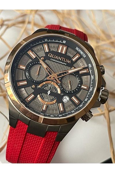 Quantum Ttg1003.068 Silicone Cord Calendar Function Men's Wristwatch - New Season