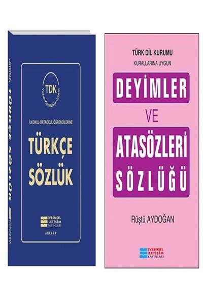 Evrensel Yayınları Sözlük Tdk Kurallarına Uygun Türkçe Sözlük - Deyimler Ve A...