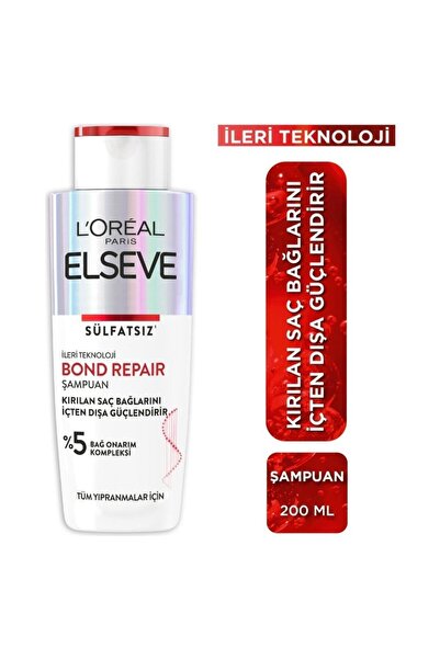 ELSEVE Bond Repair Yıpranmış Saçlar için Yeniden Bağ Oluşturucu Onarıcı Saç Bakım Seti