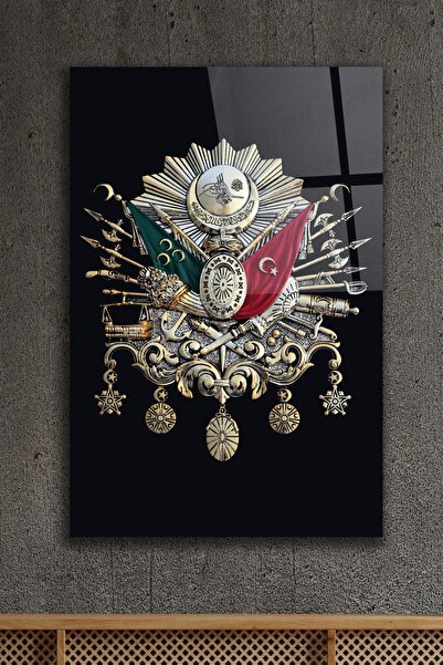 ACRES Osmanlı Tuğrası Cam Tablo - Ev Ve Duvar Dekorasyonu