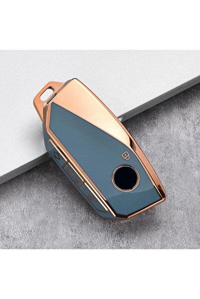 AYZ GARAGE Husă pentru chei BMW din material Tpu gri (carcasă nouă)