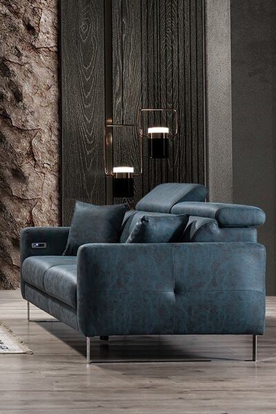 Eymense Endülüs Elektrikli Yataklı Üçlü Kanepe