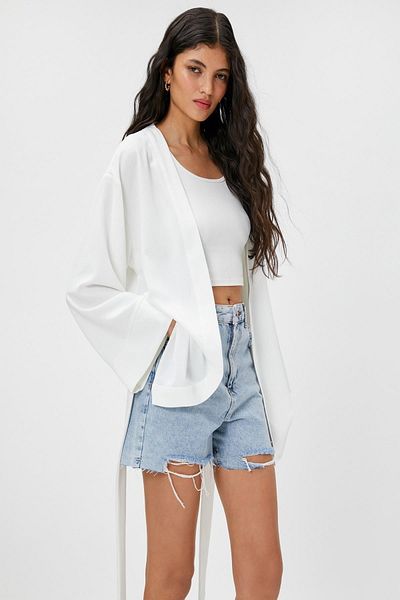 Koton Dámská Off-White bunda