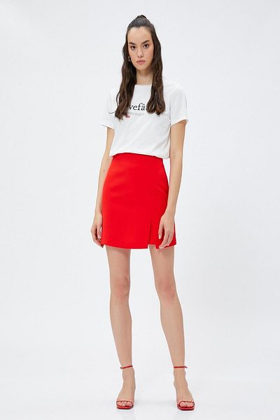 Koton Women's Red Skirt