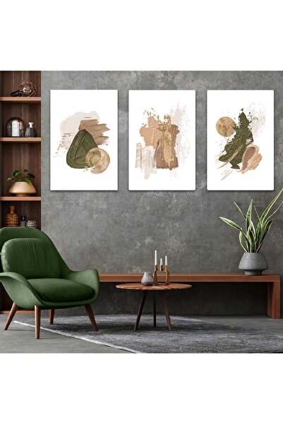 Zevahir Mobilya Dekorasyon Set de pictură cu forme abstracte din MDF triplu