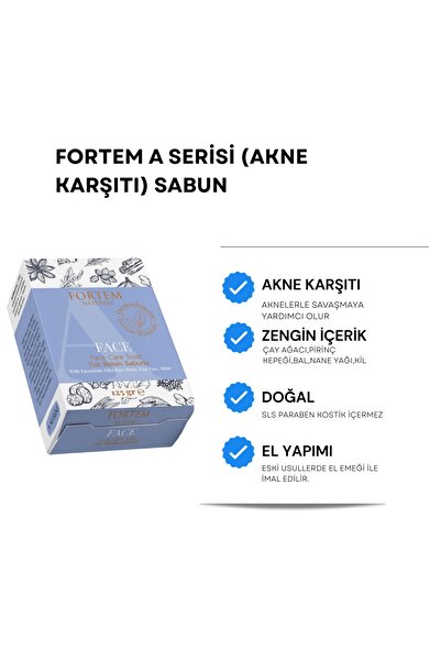 FORTEM Yüz Bakım Sabunu A Serisi ‘akneler’