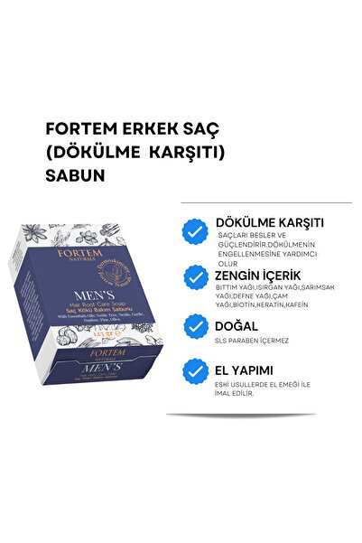 FORTEM Erkek Saç Bakım Sabunu