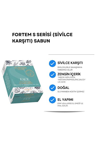 FORTEM Yüz Ve Vücut Bakım Sabunu S Serisi “sivilceler”