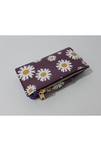 renkli çiçekler Women's Wallet Useful Floral Wallet
