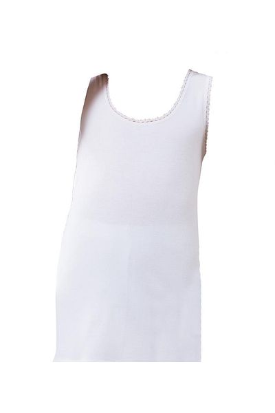 Lüx Derman Lux Drm Fată Copil Chelner Dimensiune Rib Brodat Curea Lată Tank Top 451