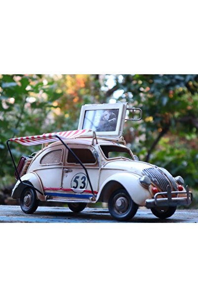 Mugosso Volkswagen Classic Tenteli Vosvos - Metal El Yapımı Ve El Boyamasıdır Hediyelik Diecast Büyük Boy