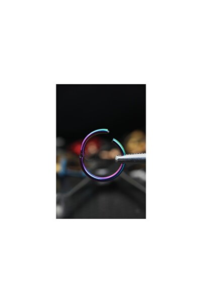 depozoom Cerrahi Çelik Kıkırdak Tragus Halka Klipsli 10 Mm Piercing