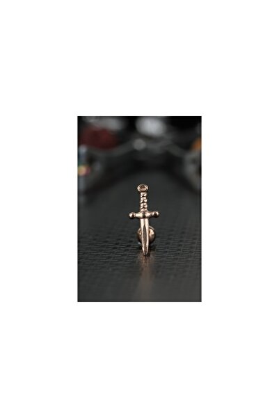 depozoom Cerrahi Çelik Kıkırdak Tragus Helix Labret Kılıç Piercing