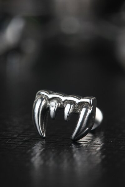 depozoom Cerrahi Çelik Kıkırdak Tragus Helix Labret Halloween Piercing