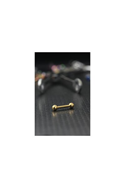 depozoom Cerrahi Çelik Kıkırdak Piercing 8 Mm Gold