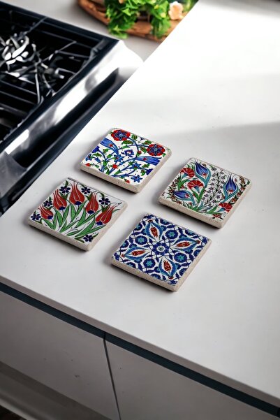 Baumatelier نمط البلاط، فن البلاط توليب الحجر الطبيعي الوقايات الترافرتين مجم...