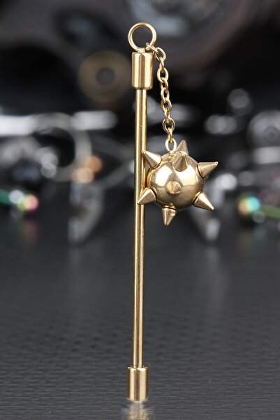 depozoom Cerrahi Çelik Gülle Köprü Piercing Gold