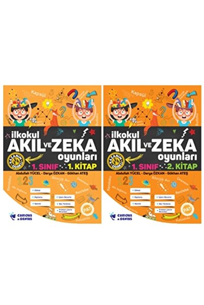 Curious&Genius Ilkokul Akıl Ve Zeka Oyunları 1. Sınıf Seti ( 2 Kitap) Güncell...