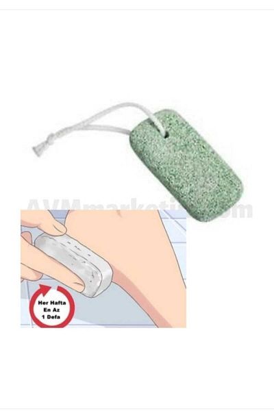 ÇEÇEN HOME (3PCS) Heel(PONZA) Stone Heel Scraper Exfoliating Pedicure Massage Stone Colorful