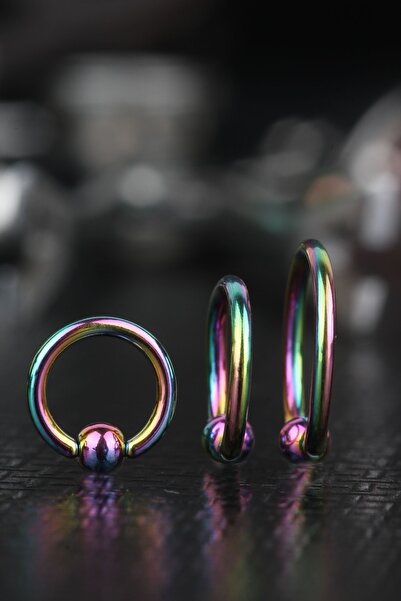 depozoom Cerrahı Çelik Tam Toplu Halka Tragus Helix Kıkırdak Orbital Piercing