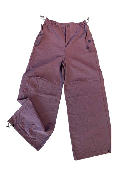 Puledro Kız Çocuk Dört Mevsim Paraşüt Pantolon 6-15 Yaş