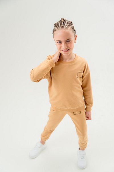 Gold Class Kidswear طقم بدلة رياضية للأطفال مطبوع عليه فئة ذهبية للجنسين