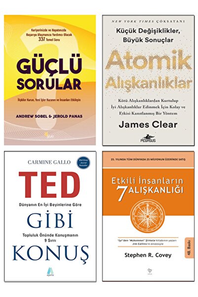 Pegasus Yayınları Etkili İnsanların 7 Alışkanlığı Atomik Alışkanlıklar James ...