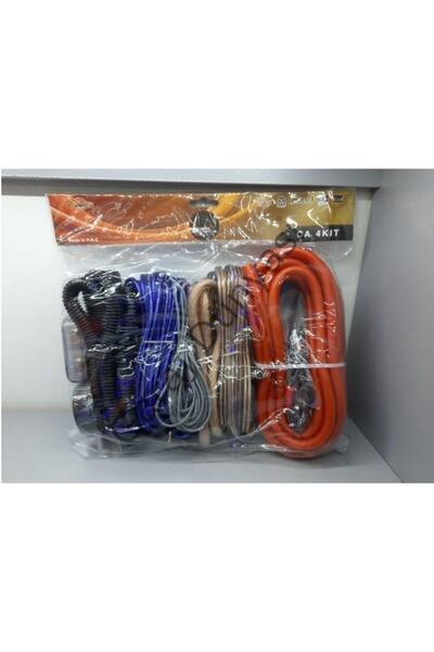 Cadence 4 Ga Kalın Profesyonel Oto Amfi Tesisat Kablo Seti