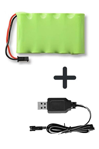 GLANCE 6v Oyuncak Pil 1000mah Ve Usb Şarj Aleti Oyuncaklar Için Şarj Arabalar...