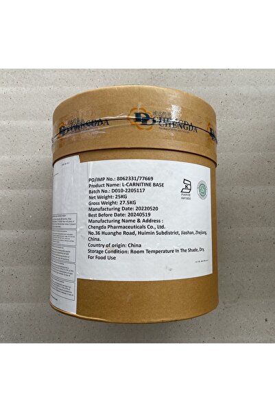 Ifa Kimya L-karnitin Base (l-canitine Base) 25kg