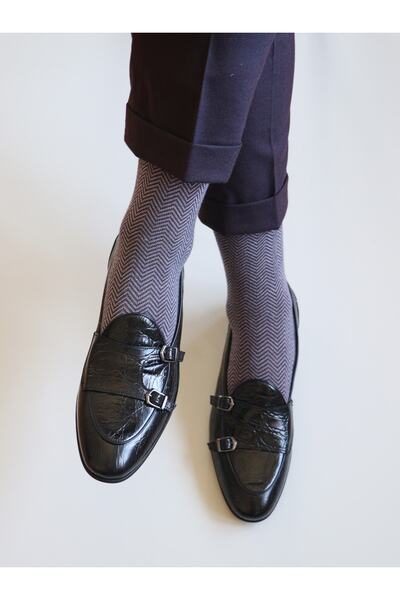 Emiliano Basco Fuji - Bamboo Herringbone Men's Socks