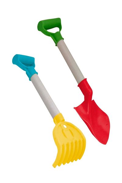 Hyd Toy Double Rake Shovel Set Garden Sea Beach Pool Toy