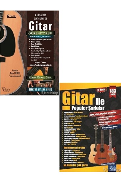 Kronik Kitap Gitar Öğreniyorum – Temel Gitar Eğitim Metodu-gitar Ile Popüler ...