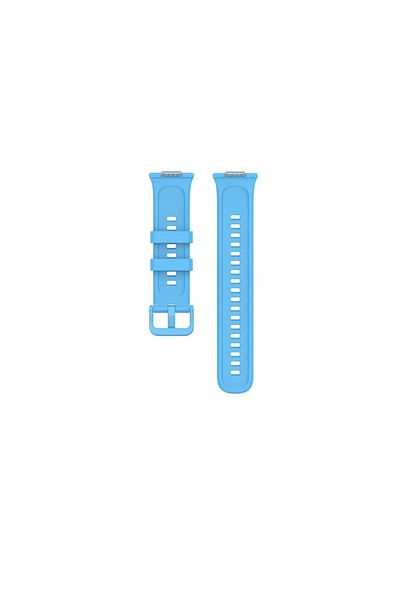 Nezih Case سوار سيليكون جل رياضي متوافق مع ساعة Huawei Watch Fit 2 باللون الأزرق