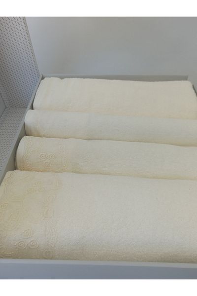 Özdilek Σετ πετσετών Carmin Large Size Lace - 90x150 cm + 50x90 cm