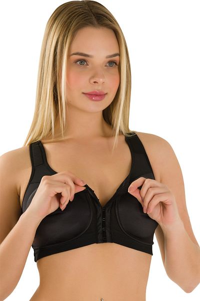 Yeni İnci Perfectly Compressing Wire-Free Bra with Front Tie-Up, Without Cup, 1960