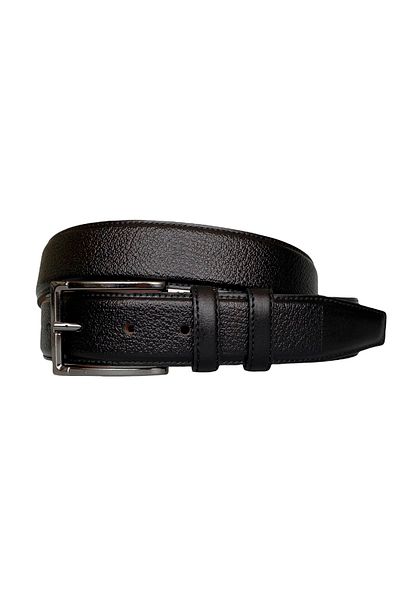 GoDeri 100% piele autentică de calitate, cusut negru clasic, curea pentru pantaloni din material textil 3,5 cm=dk-140-141
