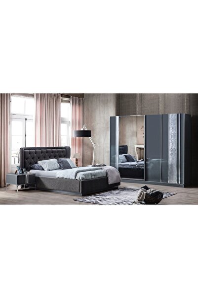 MASAL DEKOR Parlak Antrasit Gri Dolap Tezgah Mutfak Tezgah Arası Kaplama Folyosu 122 Cm X 2 Metre