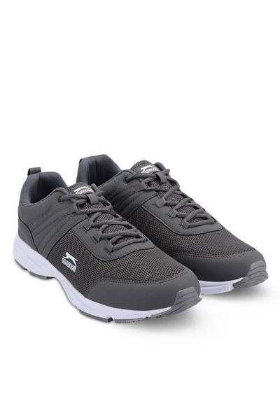 Slazenger Plane Large Size Sneaker Men's Shoes Dark Gray / White