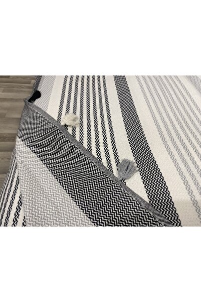 Homecella Ponponlu Battal Boy Pamuk Yatak Örtüsü