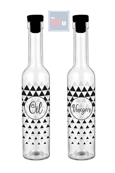 Renga 2 Pieces 250ml Olive Oil Bottle - Vinegar Bottle
